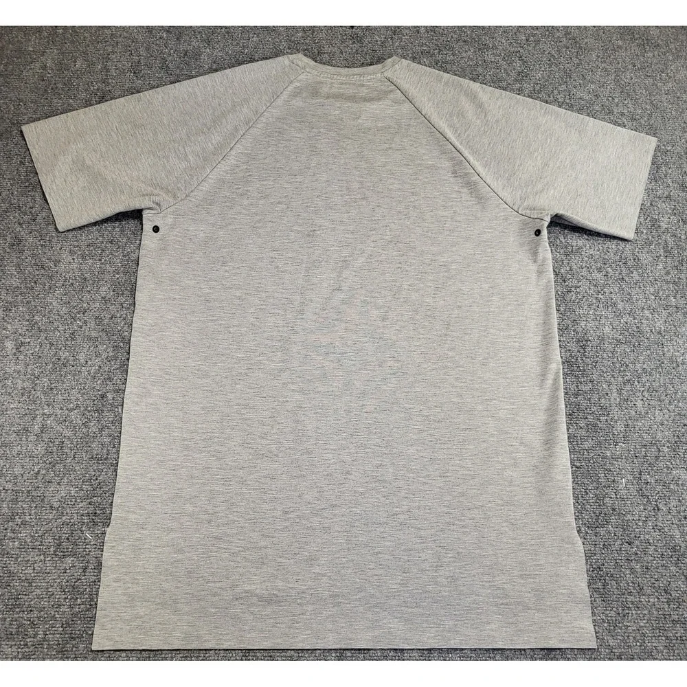 Nike Air Jordan 23 Lux S/S Heather Grey Raglan Top (834547-050) Men's Sz X-Large